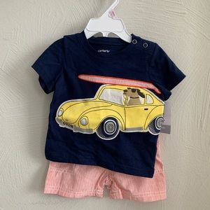 9M boy’s summer shorts and tee set